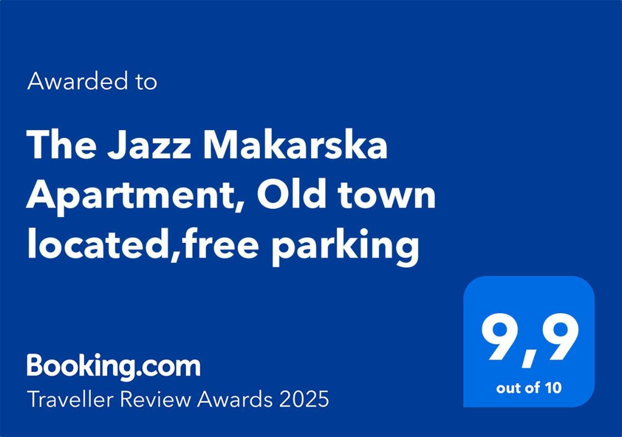 The Jazz Makarska Apartment, Old Town Located,Free Parking Exterior foto